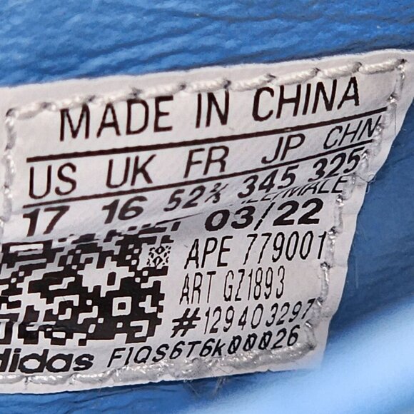 Adidas Forum 84 Low Retro Sneakers White & Blue Leather Men's 17 - Picture 4 of 11